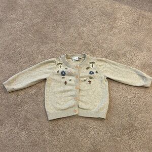 Baby Cardigan Grey Size 9-12 months